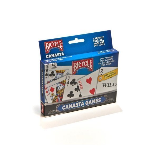 Poker Size (3.5 By 2.5 Inches) - Bicycle Canasta Games Playing Cards by Bicycle