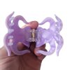 Matte Octopus Hair Clip,Acetate Hair Clip,Small Claw Clip for Women,Purple, 1 Count (Pack of 1)