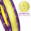 Tellyouwin 2PCS Kite String with Reel 8 Inch Kite Winder with 1312ft Kite String Kite Reel Professional Kite Line Outdoor Kite Accessories for Adults (Purple)