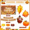 Fall Party Decorations Happy Fall Banner Fall Decorations with Fall Backdrop for Thanksgiving Decorations Friendsgiving Party Decorations Friendsgiving Decorations Thanksgiving Party Supplies