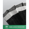 Made in USA, ASTM Level 3 Face Mask by EG ECOGUARD, 3-ply / 50 Pack / Disposable / Breathable (Black, Adult)