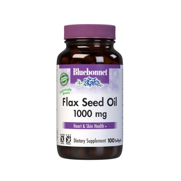 BlueBonnet Flaxseed Oil Softgels, 1000 mg, 100 Count