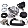 HD Switch Dual Protection Starter Ignition Key Switch Replaces Hustler 045898 Big Dog, Fits Super Z, Mini Z, Hydro Walk Behind, XR7, X-ONE, Z4, Mini FasTrak, FasTrak Sport Raptor OEM Upgrade & 2 Keys