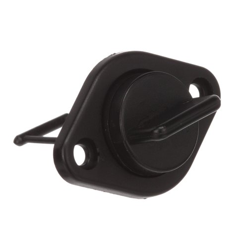 Attwood 17211-3 Drain Plug and Receiver Kit, ¾-Inch Diameter 1-Piece Plug, Threaded Receiver, Molded Black Plastic