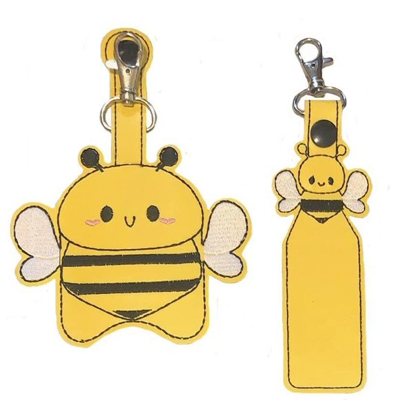 Bumble Bee Hand Sanitizer Holder And/Or Lip Balm Holder