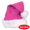 Beistle Cerise Pink Santa Hat with White Trim – Christmas Themed Cap, Dress-Up Costume Accessory, Winter Party Supplies, Kris Kringle Holiday Headwear, Seasonal Festival