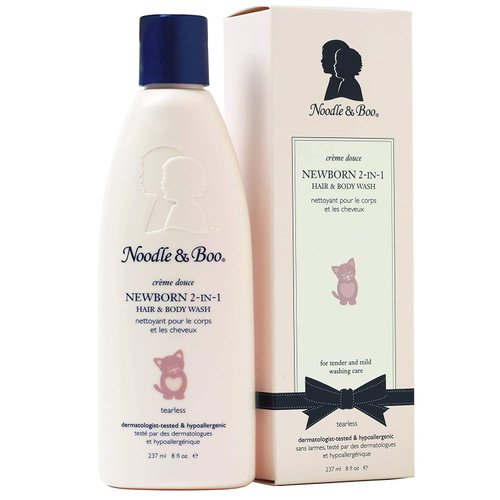 Noodle & Boo Bundle of Joy Newborn Baby Gift Set ; Newborn 2-in-1 Hair & Body Wash, Super Soft Baby Lotion