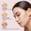 FABLOOX Cellglow Lasting Cream Foundation Makeup, Brighten Skin with Buildable Medium to Full Coverage, Skincare Makeup Hybrid, Lightweight and Nourishing Formula, Radiant Finish, Vegan, Warm Vanilla