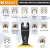 EXKRAEFT 30 PCS Oscillating Tool Blade, Universal Titanium Multi Tool Blades for Metal Nails Wood Plastic and Hard Material, Oscillating Saw Blades Fit Dewalt Milwaukee Ryobi Rockwell Fein