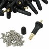 Fekuar 50Pcs TPMS 20008 Rubber Snap-in Valve Stems Tire Valve Stem Replacement VS 950 VS950 15263240 for GM Chevy
