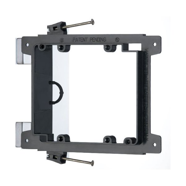Arlington LVN2-1 Low Voltage Nail-On Mounting Bracket, 2-Gang