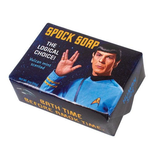 The Unemployed Philosophers Guild Star Trek Spock Soap - Made in the USA - Made in The USA, 2oz (56g) Travel Size Guest Bar