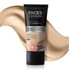 FACES CANADA All Day Hydra Matte Foundation | 3-in-1 Foundation + Moisturizer + SPF 30 | 24 HR Aloe Hydration & Vitamin C | 10HR Long Wear | Medium to High Buildable Coverage | Absolute Ivory 012 | 25ml