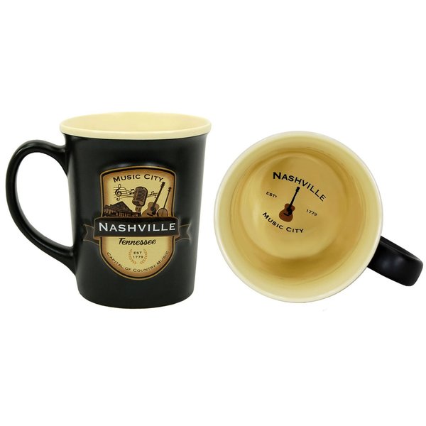 Americaware - City of Nashville Souvenir Ceramic Coffee Mug / Cup - 18oz