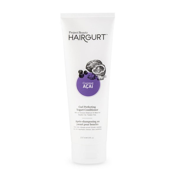 Hairgurt Curl Perfecting Yogurt Deep Conditioner For Curly, Coily and Wavy Hair Repair; For The Appearance Of Noticeably Thicker, Fuller Hair. Deep Conditioning Hair Treatment. (8 Oz)…