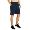 EZRUN Mens 9 Inch Lightweight Running Workout Shorts with Liner Loose-Fit Gym Shorts for Men with Zipper Pockets(Blue,L)