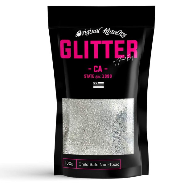 Matt Silver Ultra Fine Premium Glitter 100g / 3.5oz Multi Purpose Craft Paper Glass Decorations DIY Project