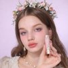 Flower Knows Little Angel Lip Mud Matte Lipstick,Super Soft & Ultra Silky Lip Stick,Long Lasting & Moisturizing Vegan Lip Makeup for Girls&Women,Velvety Finish,3.5g,1Count(C04 Cupid)