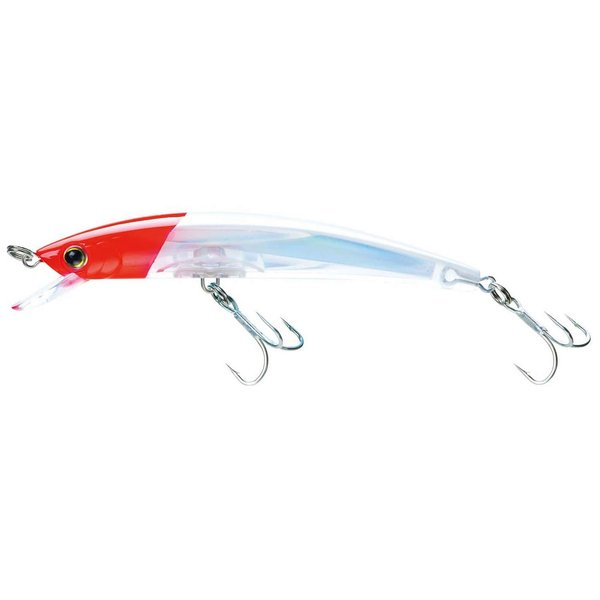 Yo-Zuri Crystal 3D Minnow Floating Lure, Red Head, 3-1/2-Inch