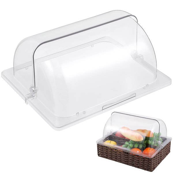 Clear Cake Dome Cover 13"x 10"x 6"Acrylic Cake Stand Cover Cheese Cloche Dome Transparent Food dome cover Dessert Display Dome Cover for Party Dessert Table Buffet Clear Food Tent Cover