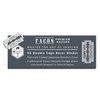 50 Facón Platinum Japanese Stainless Steel Double Edge Razor Blades for Safety Razor - Close Smooth Shaving Experience - 200+ Shaves