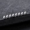 Xpircn 14G Titanium Dermal Anchor Tops Clear CZ Micro Dermal Piercing Jewelry 3mm 4mm 5mm Round Top 8PCS (5mm)