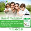 Renew Actives Coconut Oil Supplement - Source of Antioxidants & Natural Fatty Acids - for Health & Overall Wellness - 120 Softgels