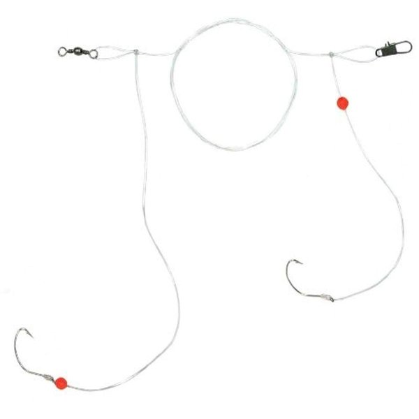 Sea Striker SMP1 Number 6 Spot, Kingfish and Pompano Fishing rig, 2-Drop