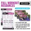 4 Fabric Booty Exercise Bands for Women & Men - Glute, Hip & Thigh Resistance Bands with Workout Guide