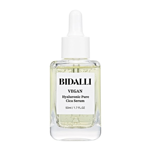 BIDALLI Vegan Hyaluronic Pure Cica Serum 50ml - 100% Vegan, Clean & Cruelty-Free Beauty