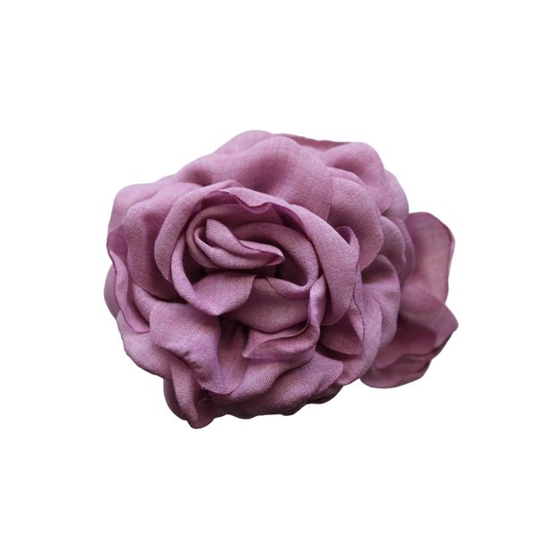 Generic Rose Flower Claw Clip | Rose Flower Hair Clip for Women (Purple), 1 Count (Pack of 1)
