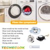 Upgraded 3387134 Cycling Thermostat 3977393 & 3392519 Dryer Thermal Fuse 3977767 High Limit Thermostat Replacement Part Kit by Techecook - Compatible for Whirlpool Kenmore Dryer
