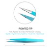 Tweezers for Ingrown Hair by Blinkeen - Best Stainless Steel Professional Pointed Blackhead Remover – Precision Eyebrow Hair,Facial Hair, Splinter & Tick Removal Tweezer