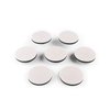 Super Sliders 4713495K 3-1/2 Inch Round Felt Furniture Sliders for Hardwood Move Items Easily While Protecting Flooring from Scratches, Linen, 4 Count