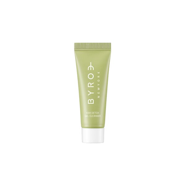 Byroe Kiwi Gel Cleanser Travel Size | Foaming Face Wash with AHA and BHA, Exfoliating Salicylic Acid | Treat Acne, Redness, Blackheads and Clogged Pores |Balance Skin and Prevent Breakouts | Vegan, 10 ML