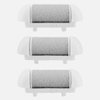 Electric Callus Remover Refill,Elmchee Perfect Refill 3 Same Rough Replacement Rollers Professional Feet Care Grinding Heads Pack of 3 (Grey)