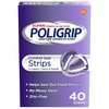 Super Poligrip Comfort Seal Strips Denture Adhesive - 40 Strips (Pack of 2)