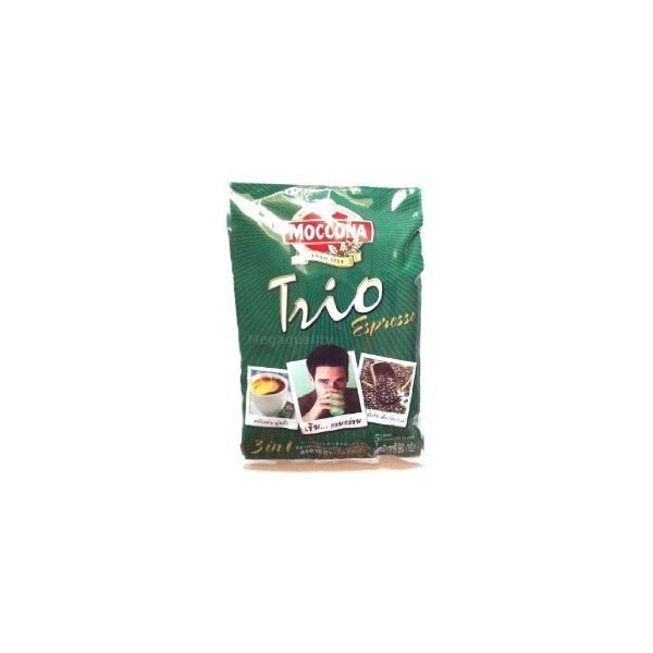 Moccona Trio Instant Coffee Mix Powder 3 in 1 Expresso 18gx27sticks Made in Thailand