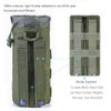 Upgraded Tactical Drawstring Molle Water Bottle Holder Tactical Pouches (Army Green)