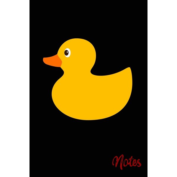 Notes: Yellow Rubber Duck Notebook Journal|6x9|120 Pages|Wide Ruled|Soft Matte Cover|Fun Gift for Duck Lovers or Duck Walkers