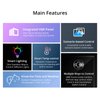 SONOFF Smart Switch, 2-Switch Panel Home Control, WiFi Smart Scene Wall Switch with Touchscreen, Smart Temperature Function, Lights Control, Work with Alexa and Google Home, NSPanel,Black