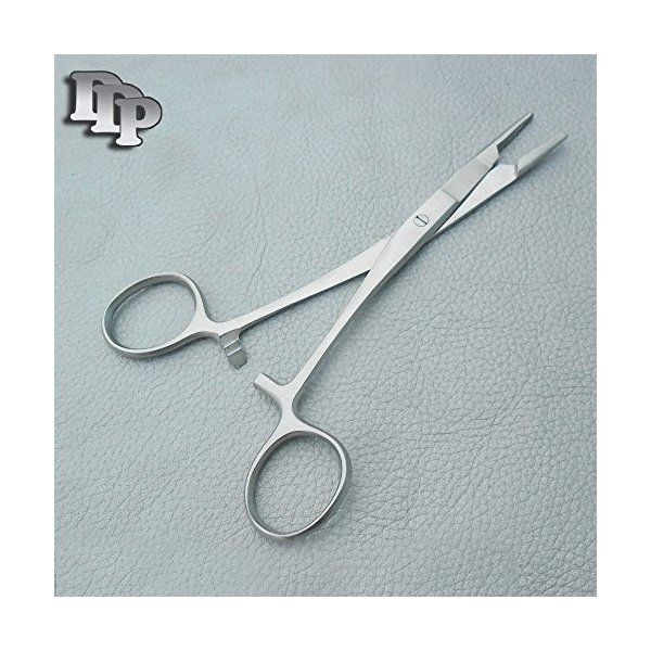 DDP LOCKING SCISSOR FORCEPS FLY FISHING HEMOSTAT TOOL 7.5" OLSEN N/H