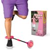 IPIDIPI TOYS Skip It Ankle Toy - Pink Flashing Retro Skipit Toy Hopper Ball, Ankle Jump Rope Skip Ball - Improve Coordination, Get Exercise The Fun Way - Best Retro Birthday Gift for Kids Ages 5-12