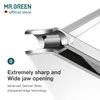 MR.GREEN Collapsible Nail Clippers Small and Thin Portable Travel Nail Scissors Cutter Stainless Steel Manicure Tools with Nail Files (Eco-Packaging)
