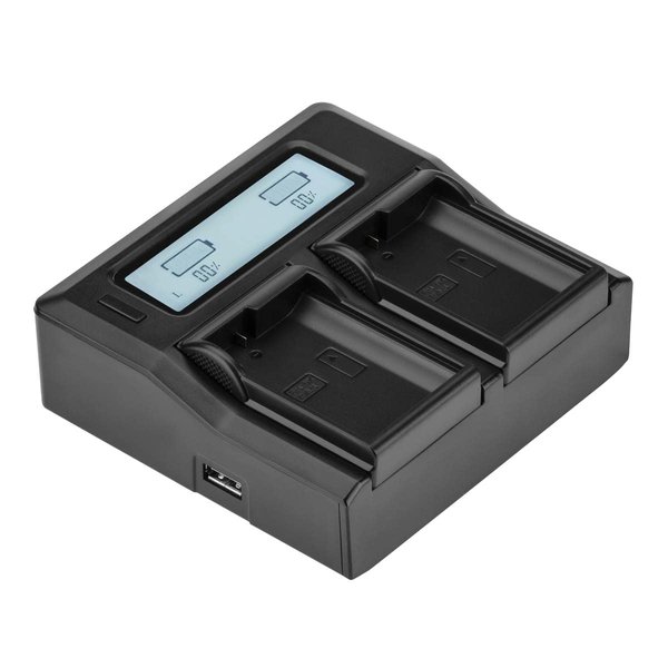 Green Extreme Dual Smart Charger with LCD Screen for Nikon EN-EL15