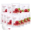 Jakuva 12PCS Deeply Moisturizing Facial Masks,Collagen Face Mask Facial Patches for Anti-Aging,Anti Wrinkle & Face Skincare,Firm Skin Softening Facial Pads Facial Pads,Pomegranate