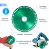 6PCS Indestructible Disc for Grinder, Composite Multifunctional Grinder Blades, Indestructible Disc 2.0 - Cuts Everything in Seconds, for Rock Slabs, Ceramic Tiles, PVC Pipe