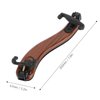 AMZZ Maple Wood Violin Shoulder Rest for 4/4 and 3/4 Violins, Collapsible and Height Adjustable, Fits 3/4 to 4/4 Violins and 12-13" Violas, Comfortable for Better Playing Experience.