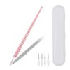 Acne Blackhead Blemish Remover Tools black head comedone extractor Pimple Popper extraction tools for estheticians (Pink)