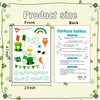 Partywind 200 Styles Luminous St Patrick's Day Temporary Tattoos for Kids Party Favors, Glow Saint Patrick's Day Accessories Decorations, Special Irish Shamrock Stickers for Kids Gifts (10 Sheets)